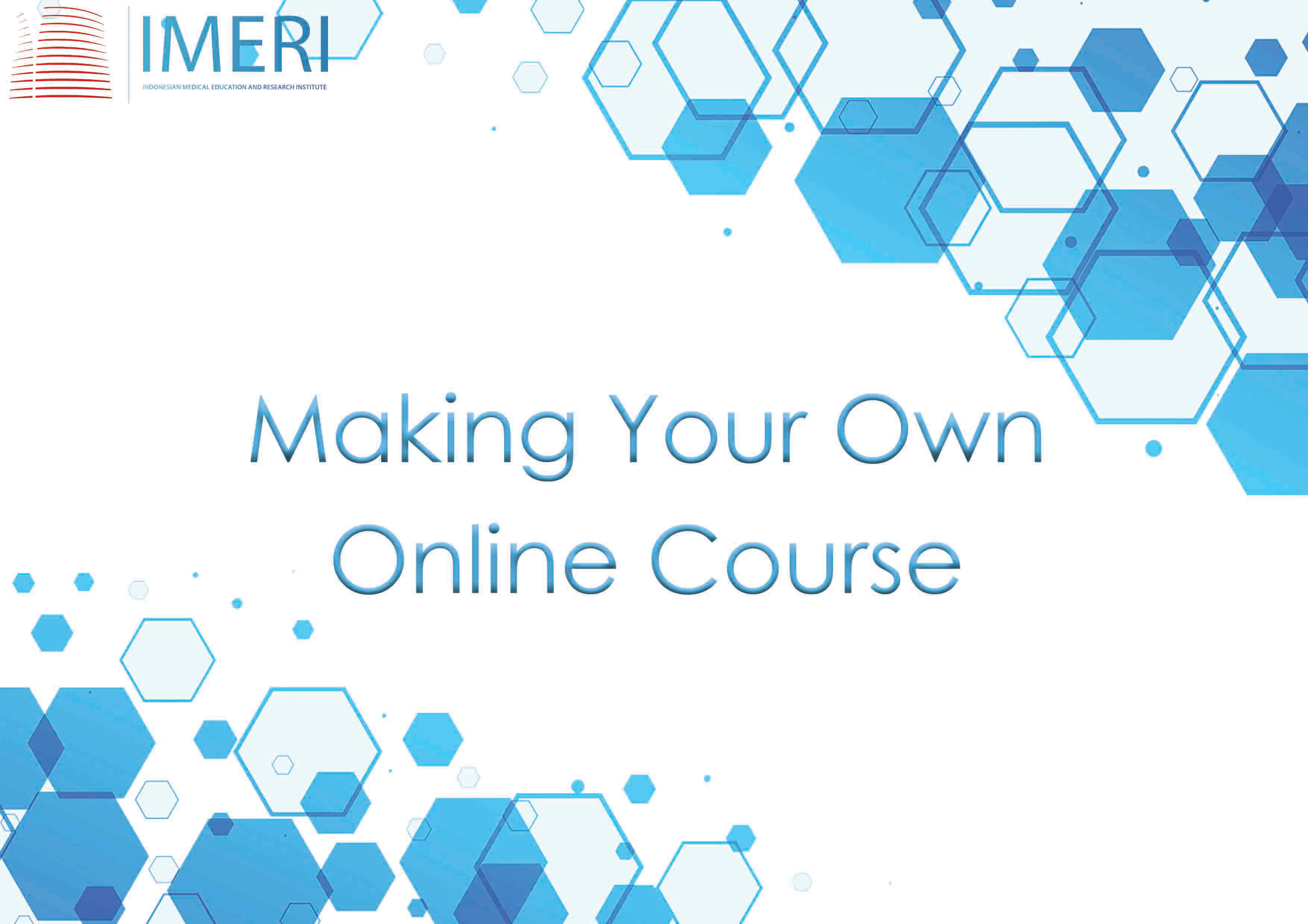Course Image Making Your Own Online Course : MOOC Workshop 